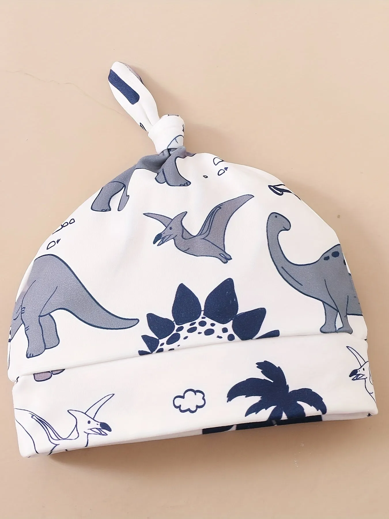 Adorable Dinosaur Print Romper Set for Infant Boys
