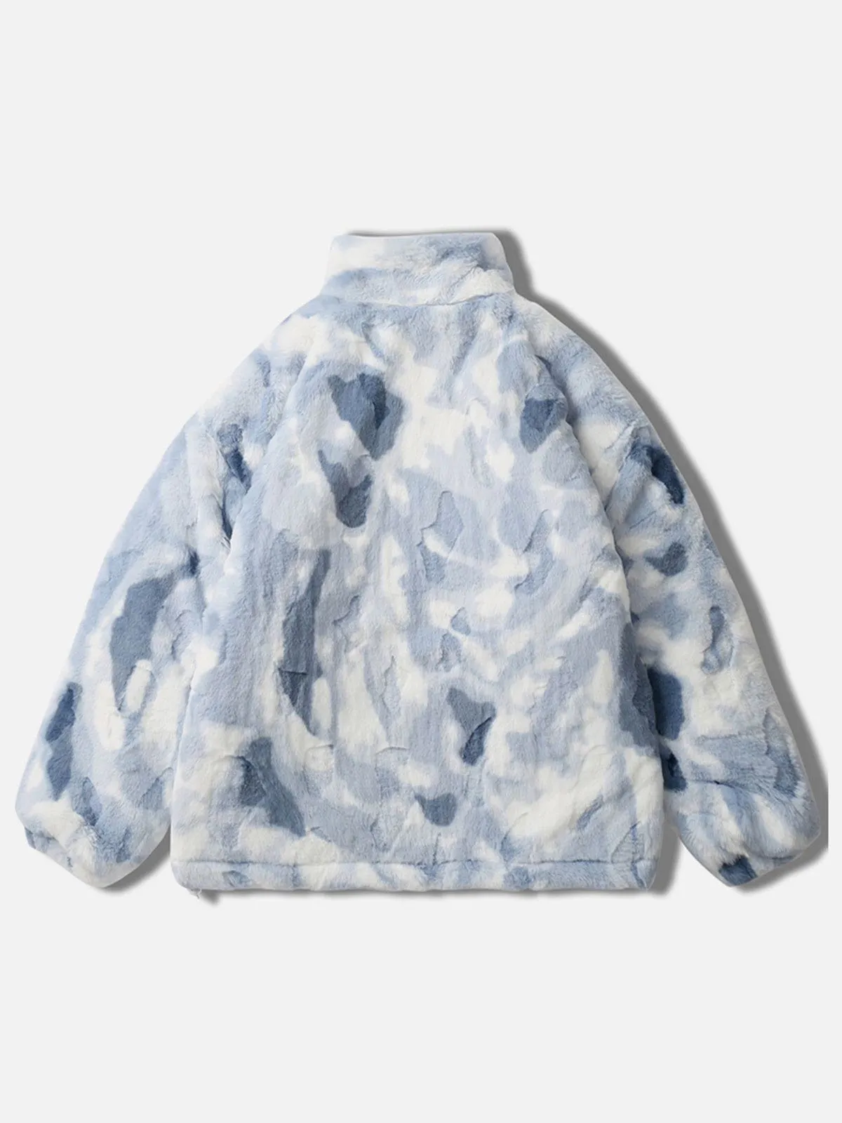 Aelfric Eden Tie-dye Heart Sherpa Coat