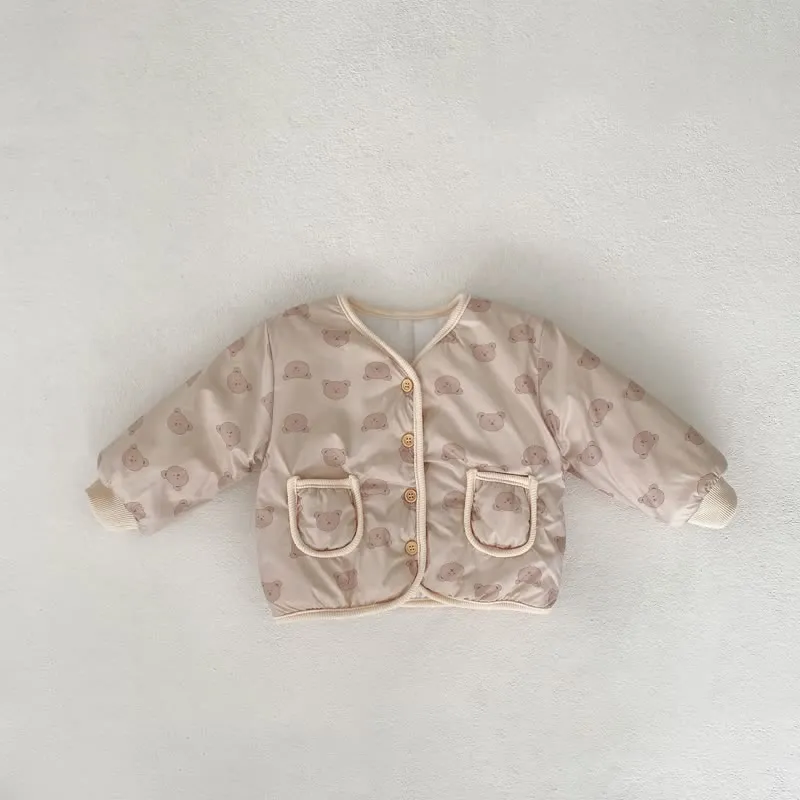 Baby 2-Piece Bear Quilted Thermal Set