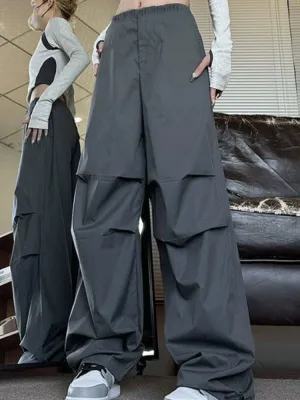 Baggy Cargo Pants Women Vintage Streetwear Parachute Harajuku Hip Hop Jogger Pants