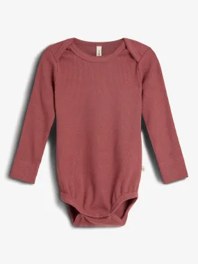 Basic Modal Rib Bodysuit - Little - Dark Rose