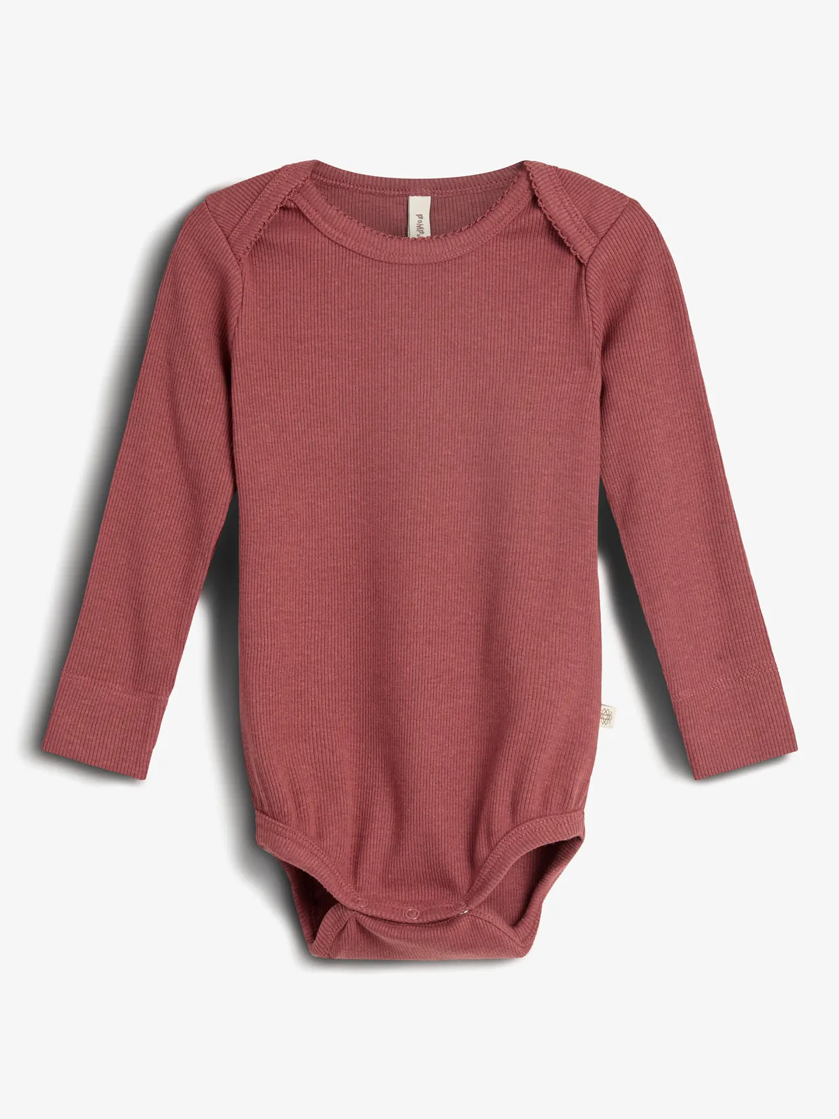 Basic Modal Rib Bodysuit - Little - Dark Rose