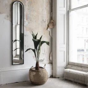 Bevelled Edge Full Length Iron Mirror 183cm