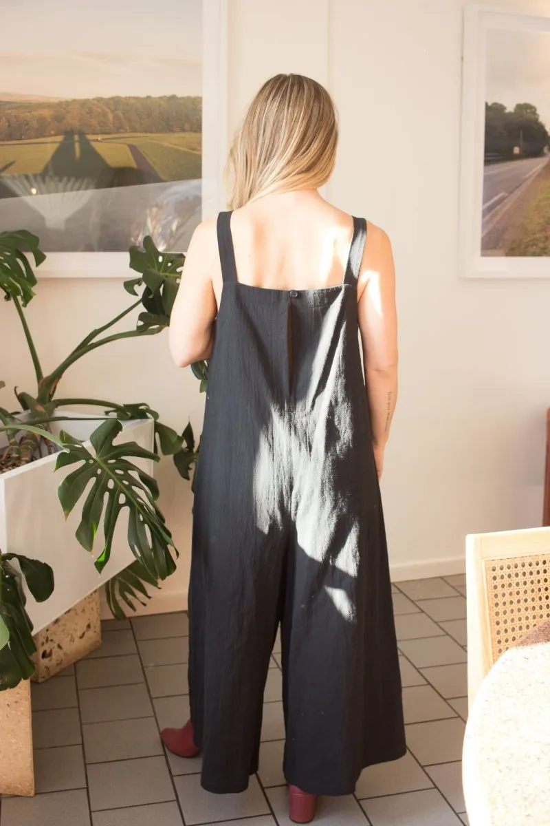 Birds of North America Dusky Greygone Jumpsuit - Black (Online Exclusive)