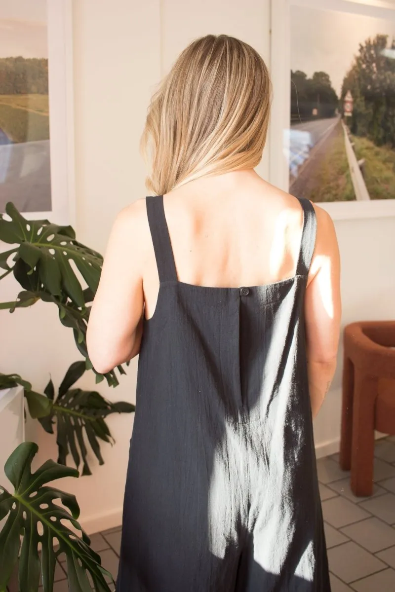 Birds of North America Dusky Greygone Jumpsuit - Black (Online Exclusive)