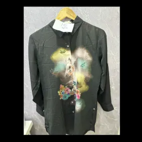 Black Printed Shirt