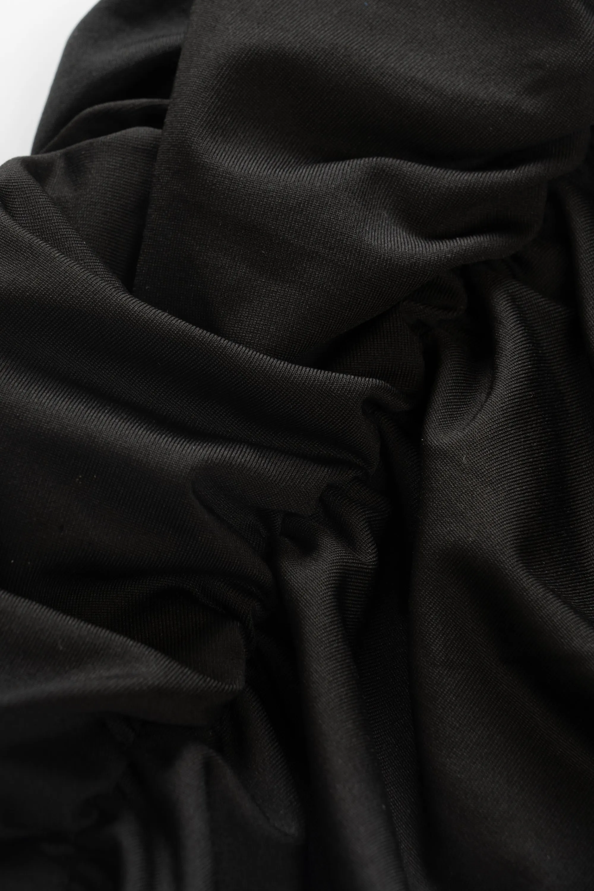 Black Textured Sheer Knit Tight Maxi Dress