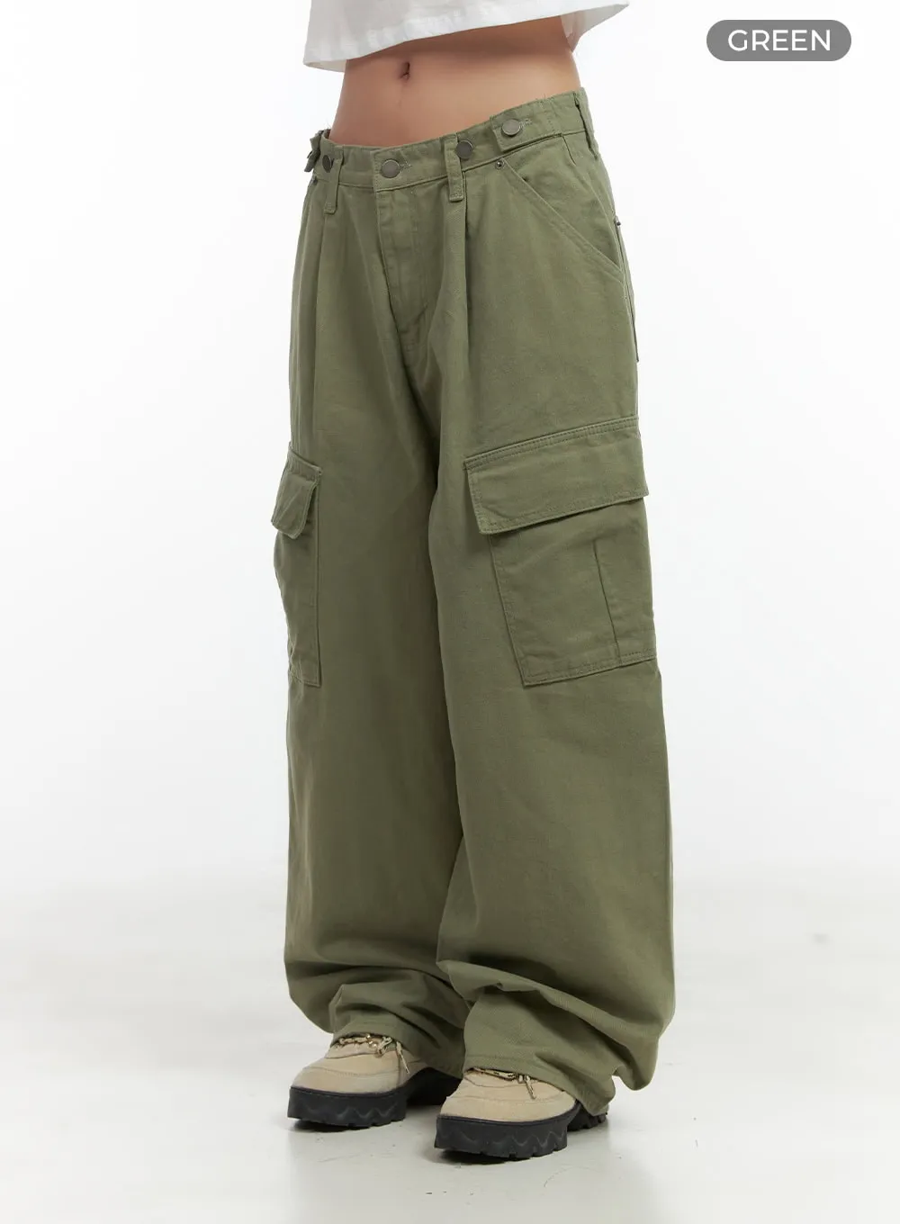 Blair Wide Fit Pintuck Cargo Pants CO417