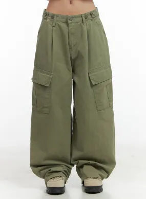 Blair Wide Fit Pintuck Cargo Pants CO417