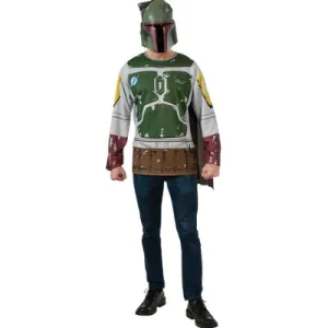Boba Fett Green Top & Mask - Adult