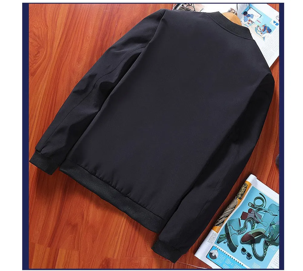 Bomber Style Fleece Lined Street Jacket