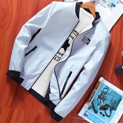 Bomber Style Fleece Lined Street Jacket