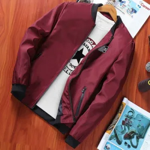 Bomber Style Fleece Lined Street Jacket