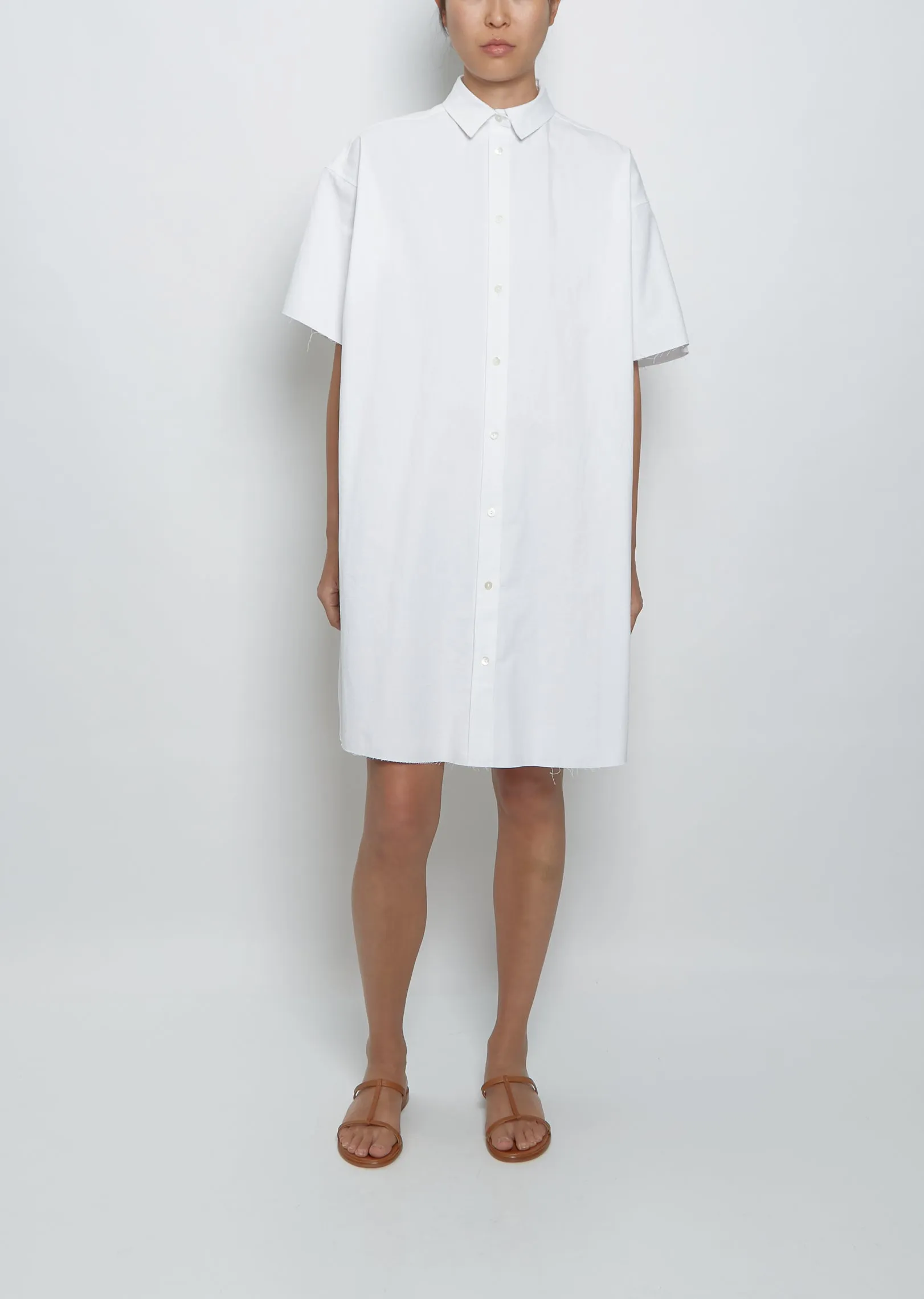 Boxy Cape Dress