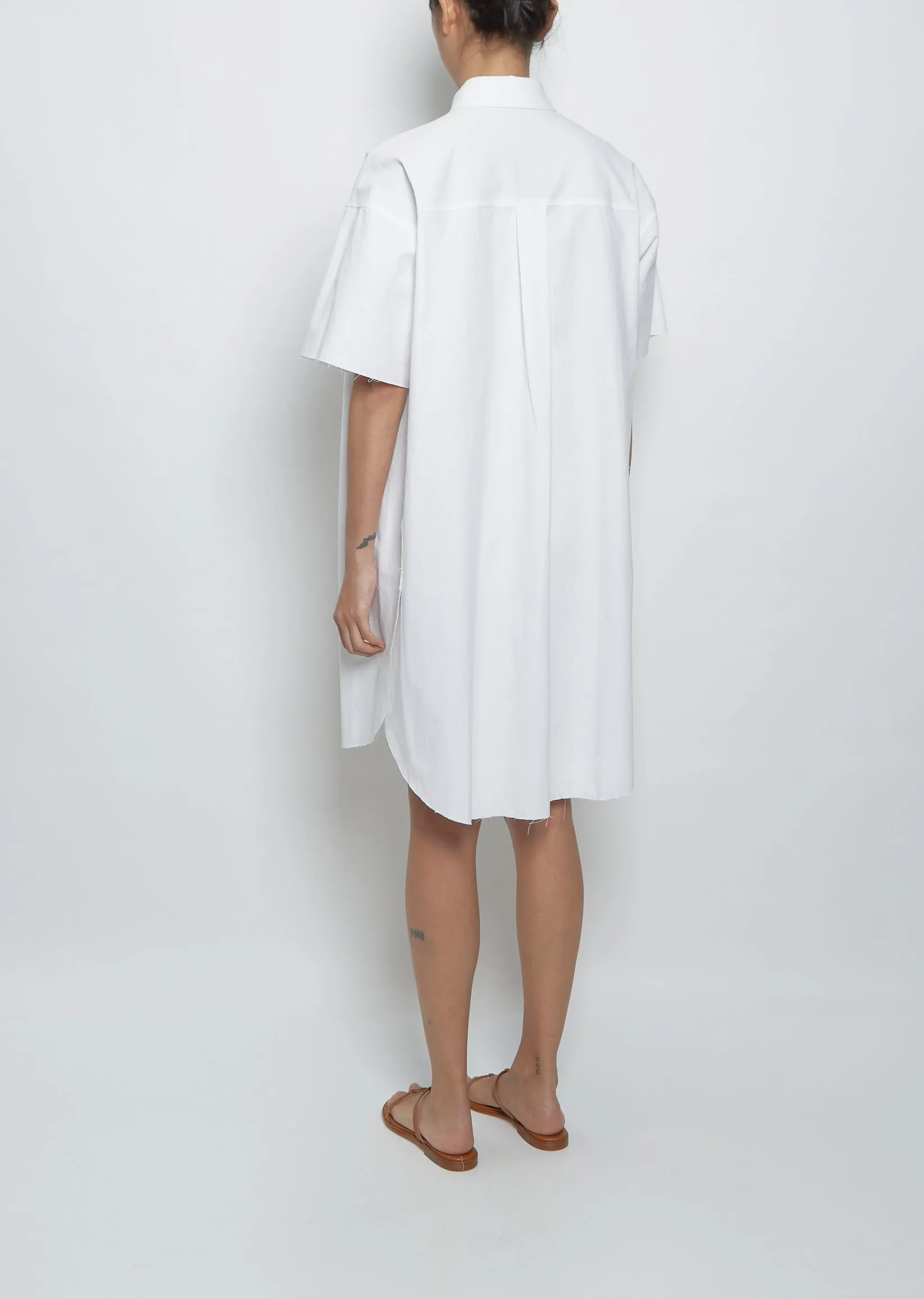 Boxy Cape Dress
