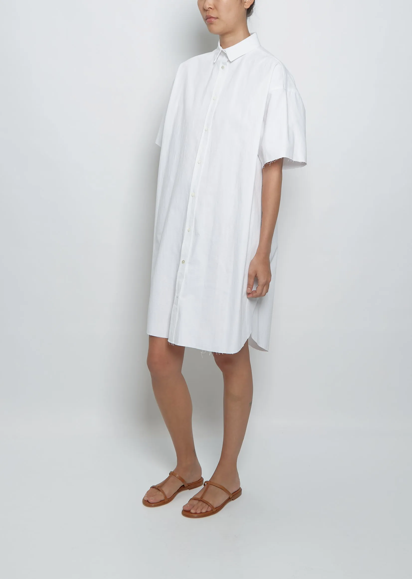 Boxy Cape Dress