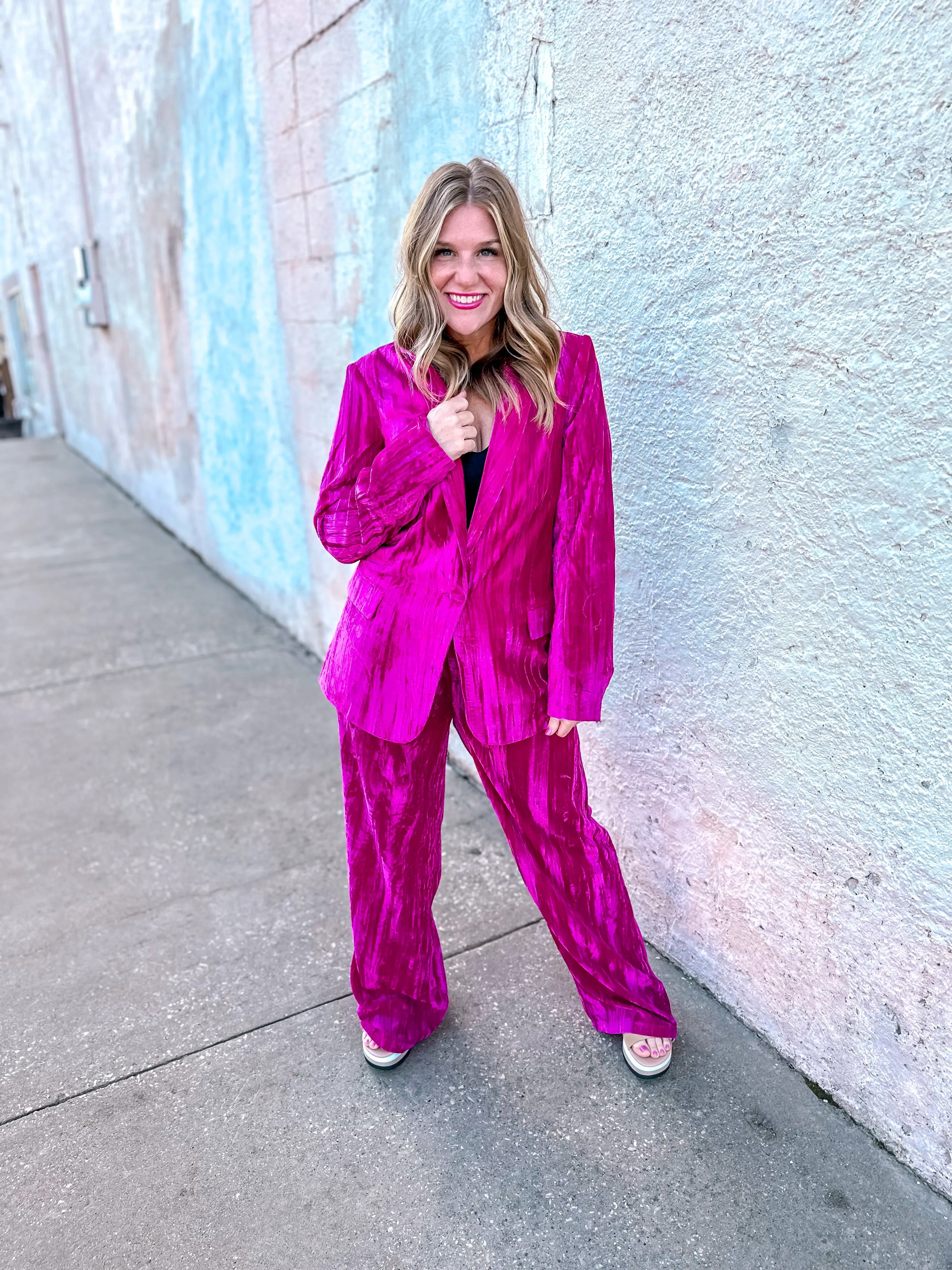 Buddy Love: Sondra Fuchsia Pant