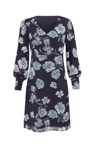 CABI ROYAL PURPLE ELLERY DRESS - S