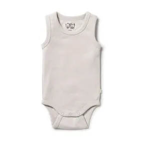 Clay Organic Pointelle Singlet Bodysuit