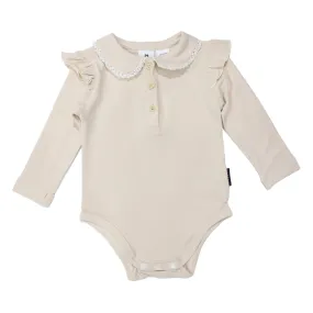 Collared Bodysuit - Tapioca