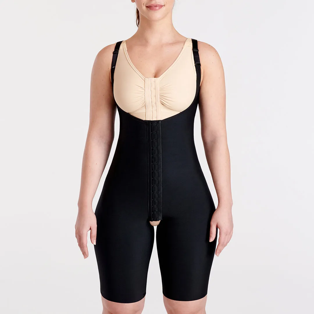 Compression Bodysuit for BBL Fat Transfer - Thigh Length - Style No. FBCS