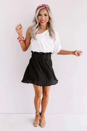 Cool And Collected Pleated Skort