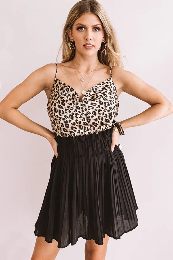 Cool And Collected Pleated Skort