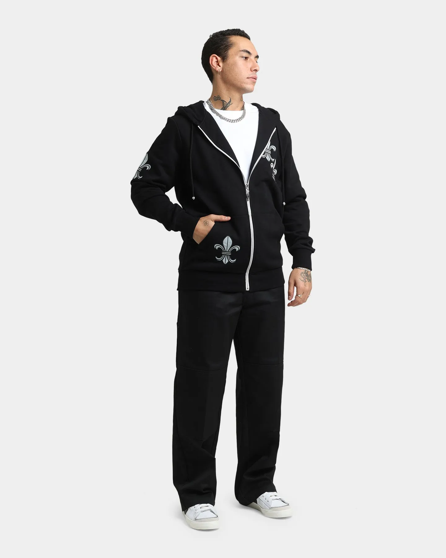 Crooks & Castles C Crooks Zip Hoodie Black