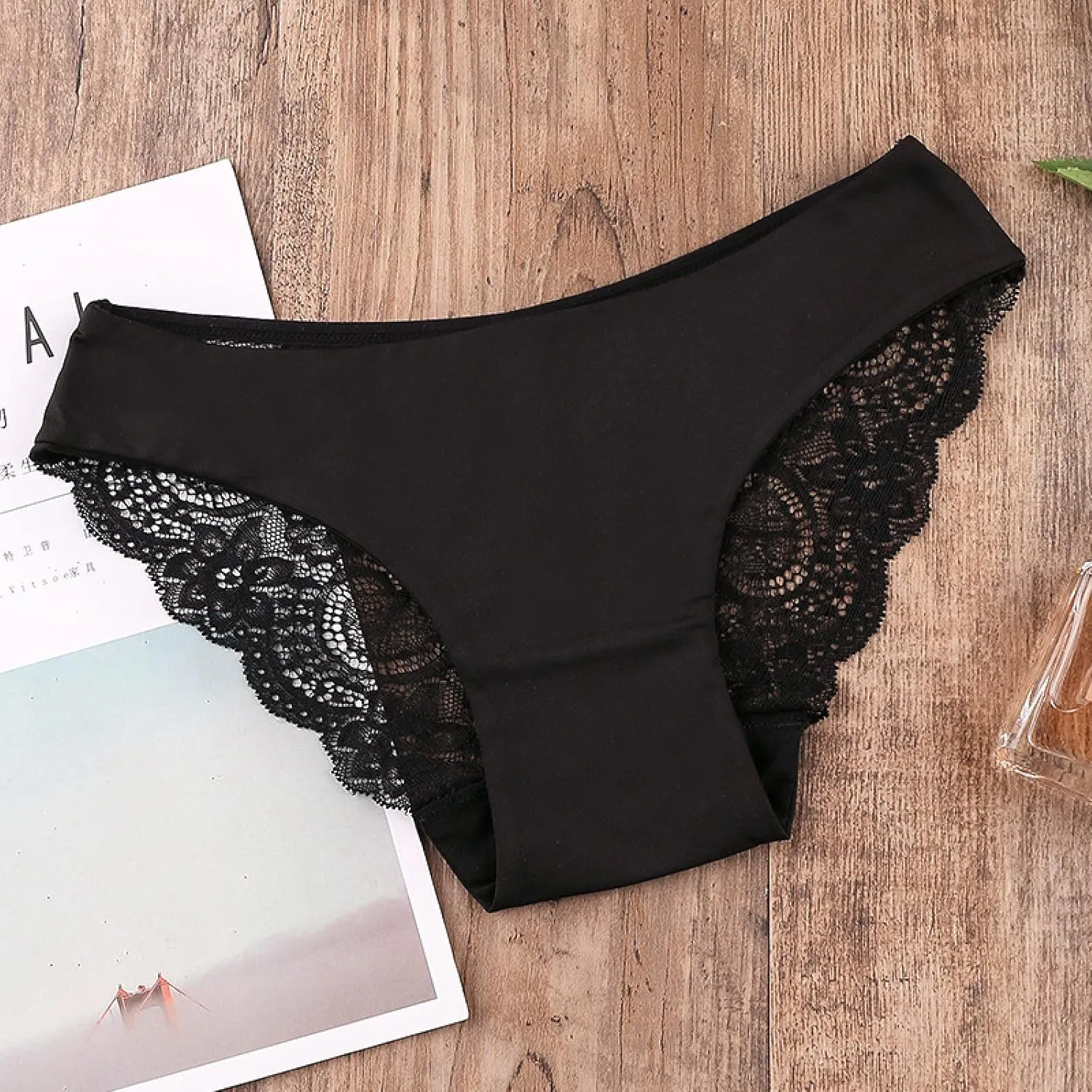 Culotte personnalisée en dentelle sans couture - Wapa