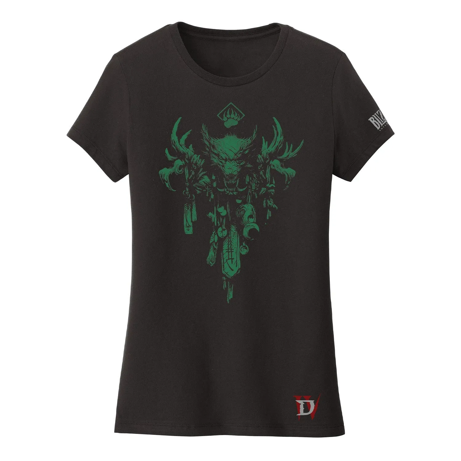 Diablo IV Druid Sigil Women's Black T-Shirt