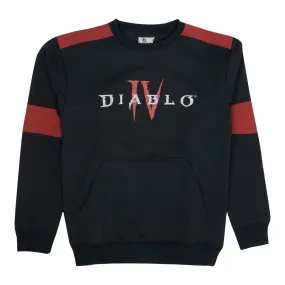 Diablo IV Logo Black Crewneck Sweatshirt