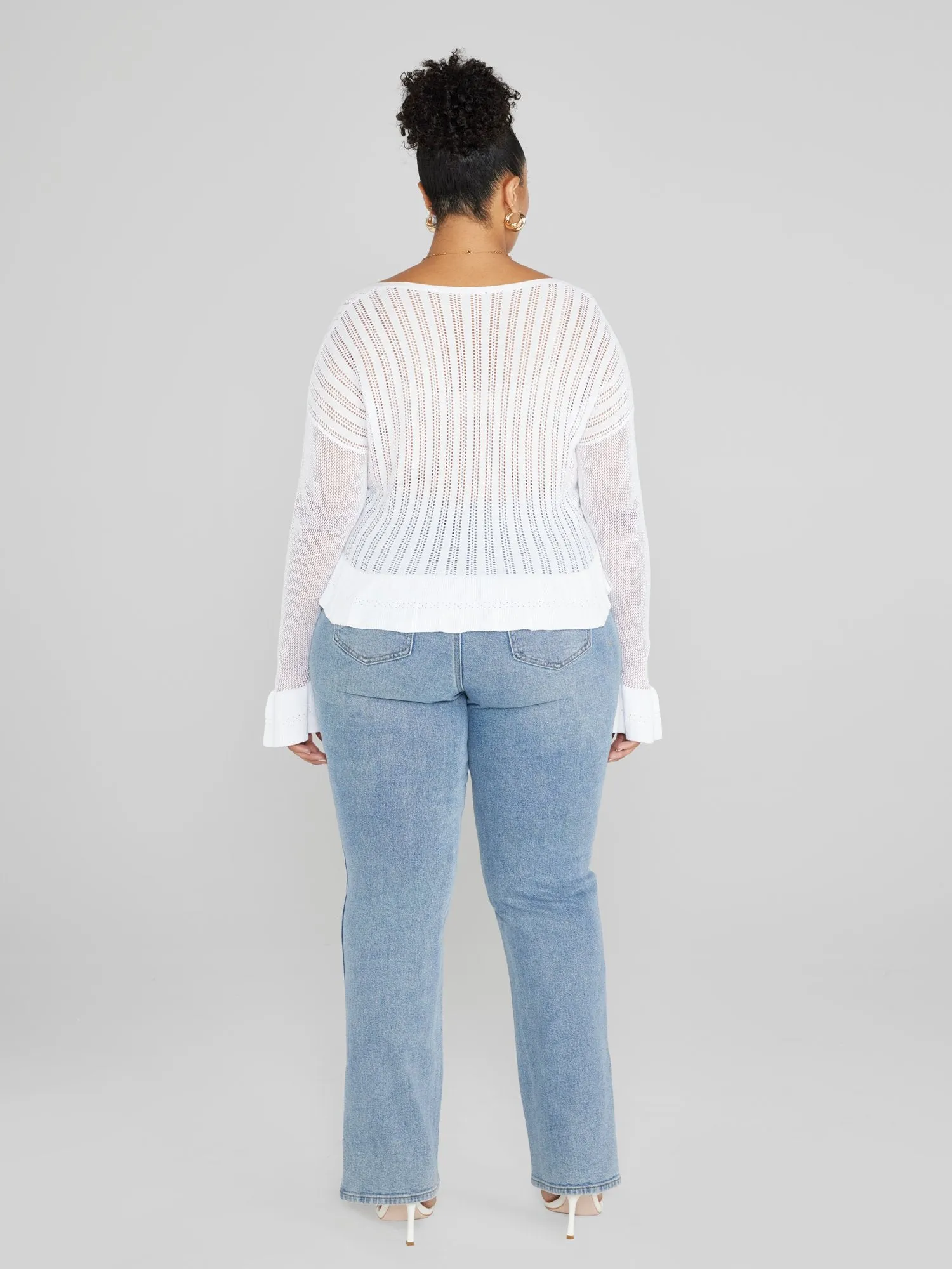 Diana Cropped Crochet Cardigan