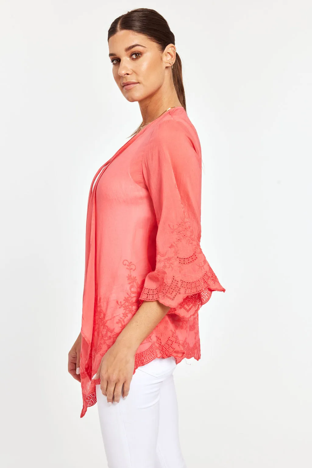 Embroidered Cardigan