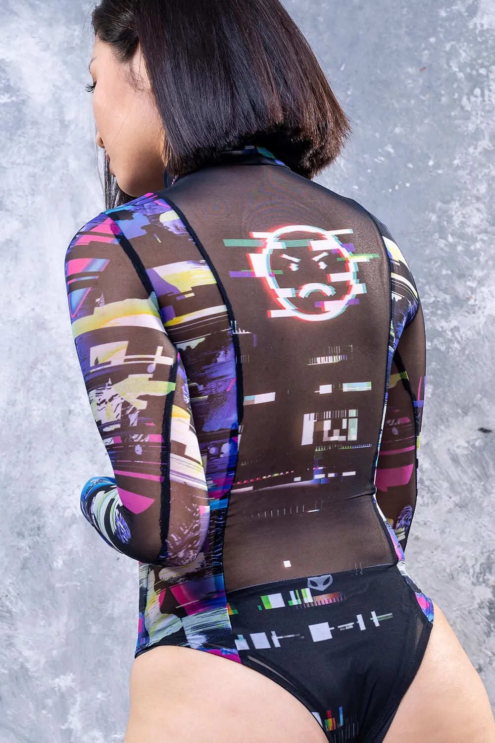 Error Beauty Mesh Framed Bodysuit