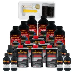 Federal Standard Color #25045 Insignia Blue T85 Urethane Roll-On, Brush-On or Spray-On Truck Bed Liner, 1.5 Gallon Kit with Roller Applicator Kit