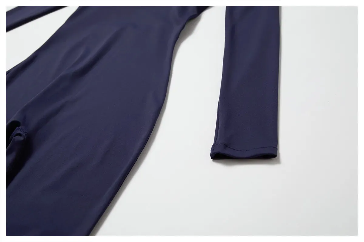 Finesse Long-Sleeve Skinny Jumpsuit