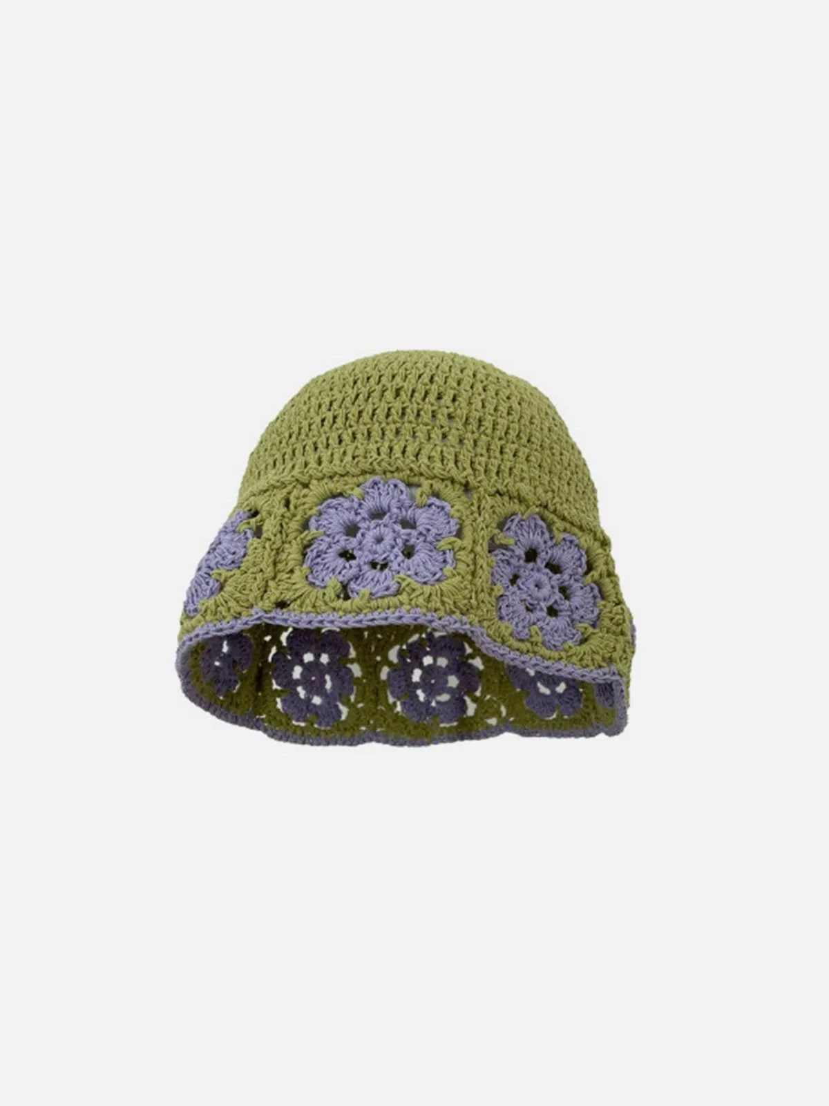 Flower Cut-Out Bucket Hat