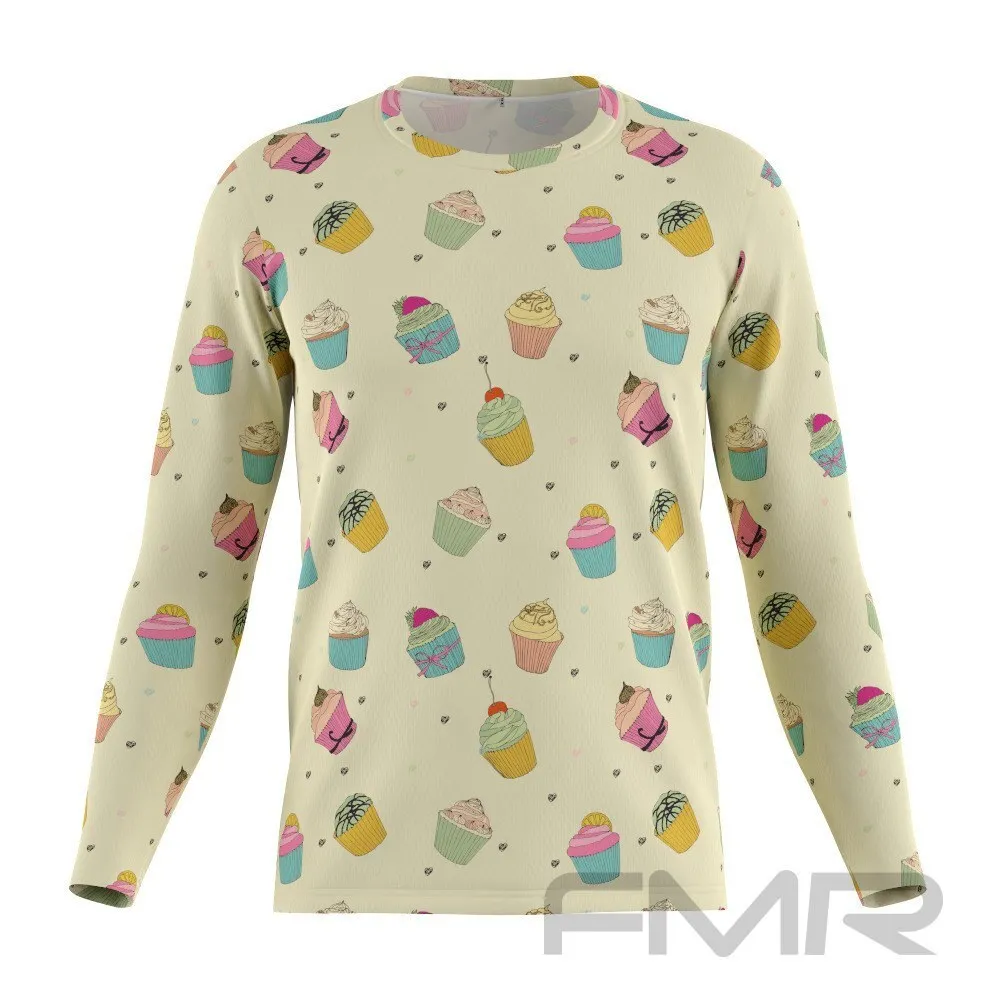FMR Men's Cupcake Long Sleeve Running Shirt