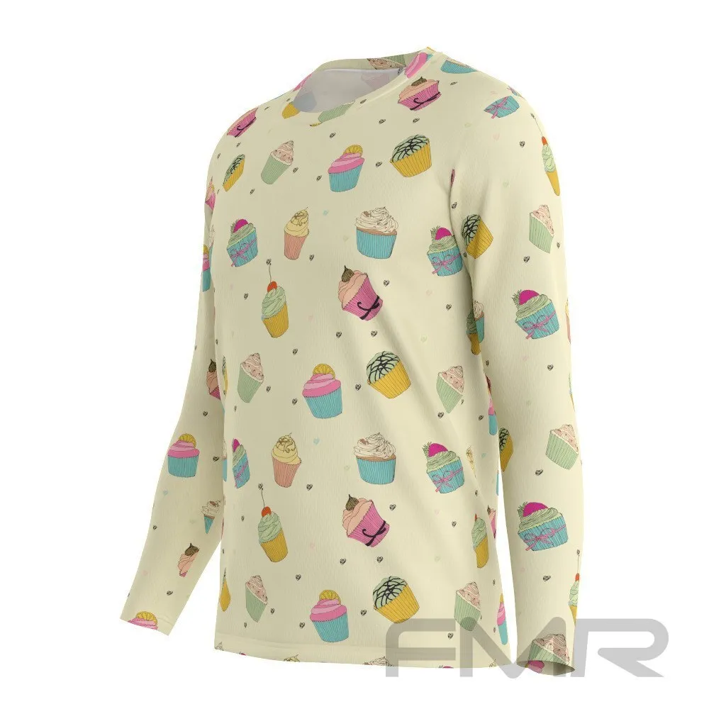 FMR Men's Cupcake Long Sleeve Running Shirt