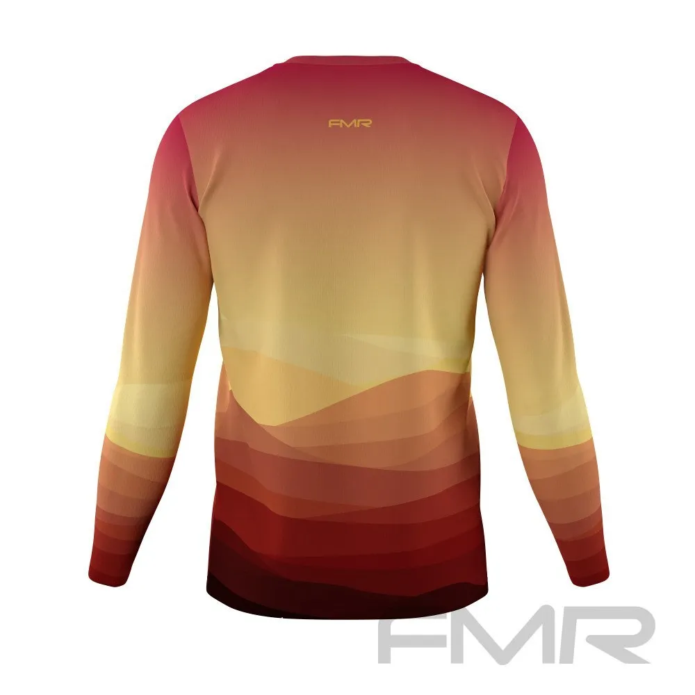 FMR Men's Dune Sunset Technical Long Sleeve Running Shirt