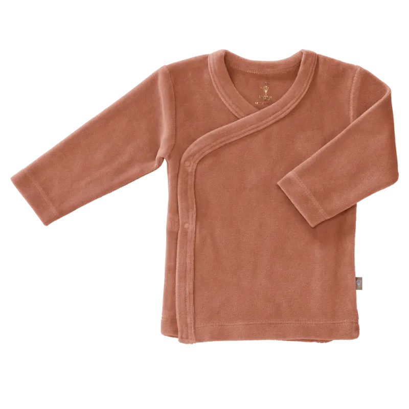 Fresk Cardigan velours Ash rose size: 6-12 m