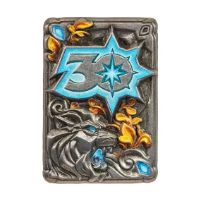Hearthstone Blizzard 30th Anniversary Card Back Collector's Edition Pin
