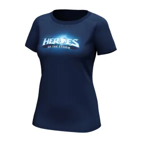 Heroes of the Storm Logo Women's Blue T-Shirt