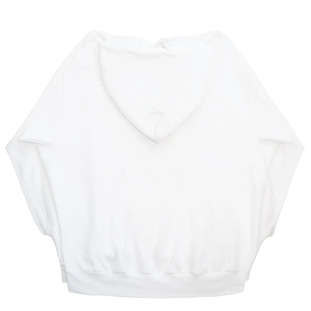 Hooded Cape in White
