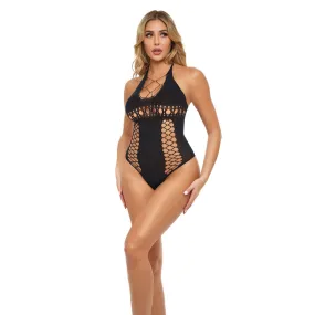 Hot To Handle Bodysuit - One Size - Black