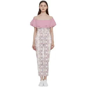 Ishan Off Shoulder Ruffle Top Jumpsuit- 2 options