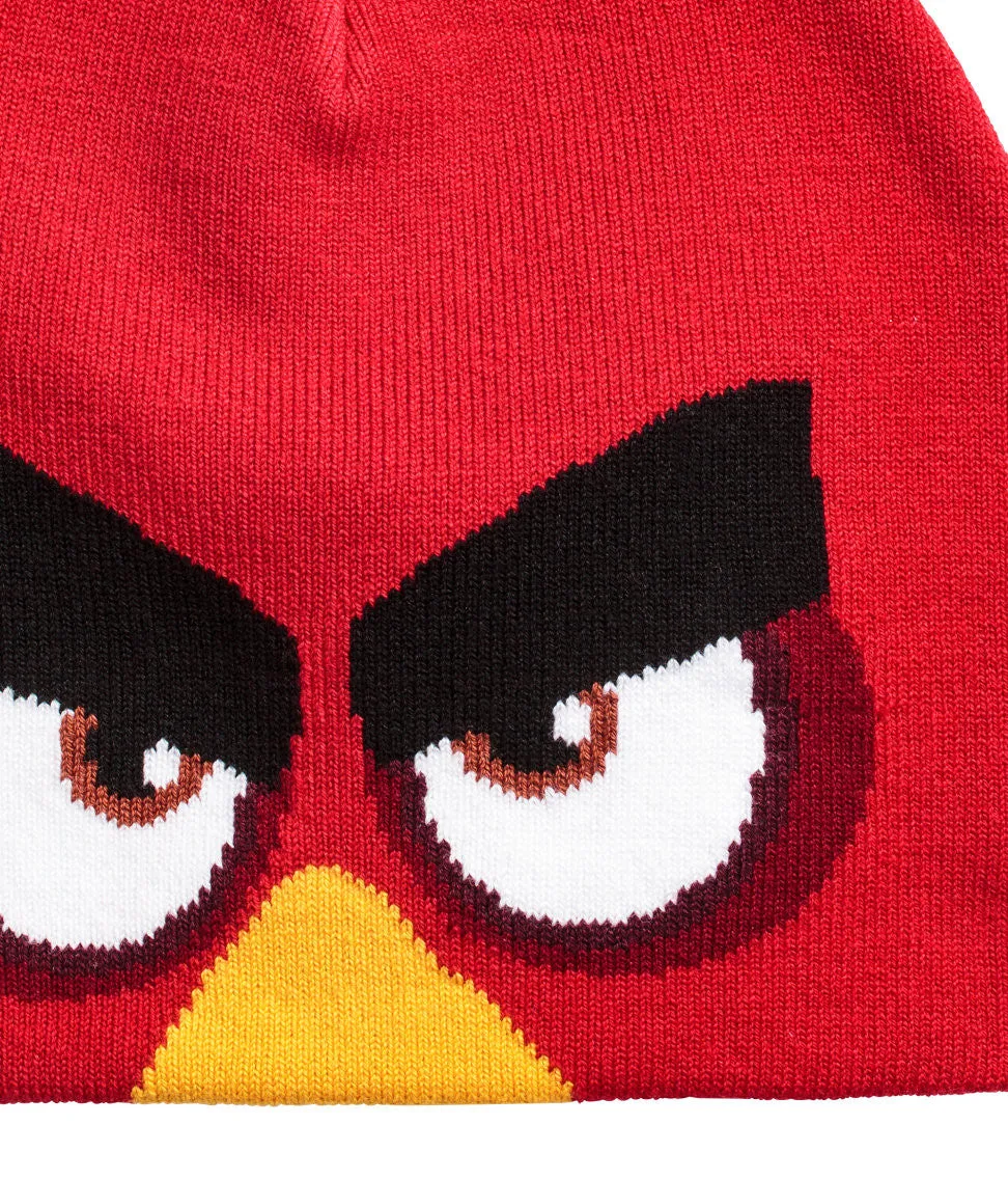 Jacquard-knit Beanie Hat Angry Birds