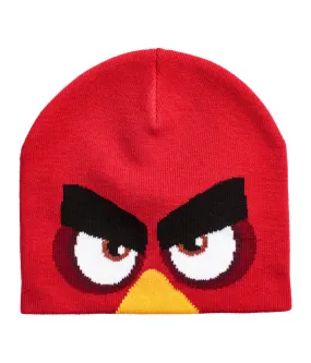 Jacquard-knit Beanie Hat Angry Birds