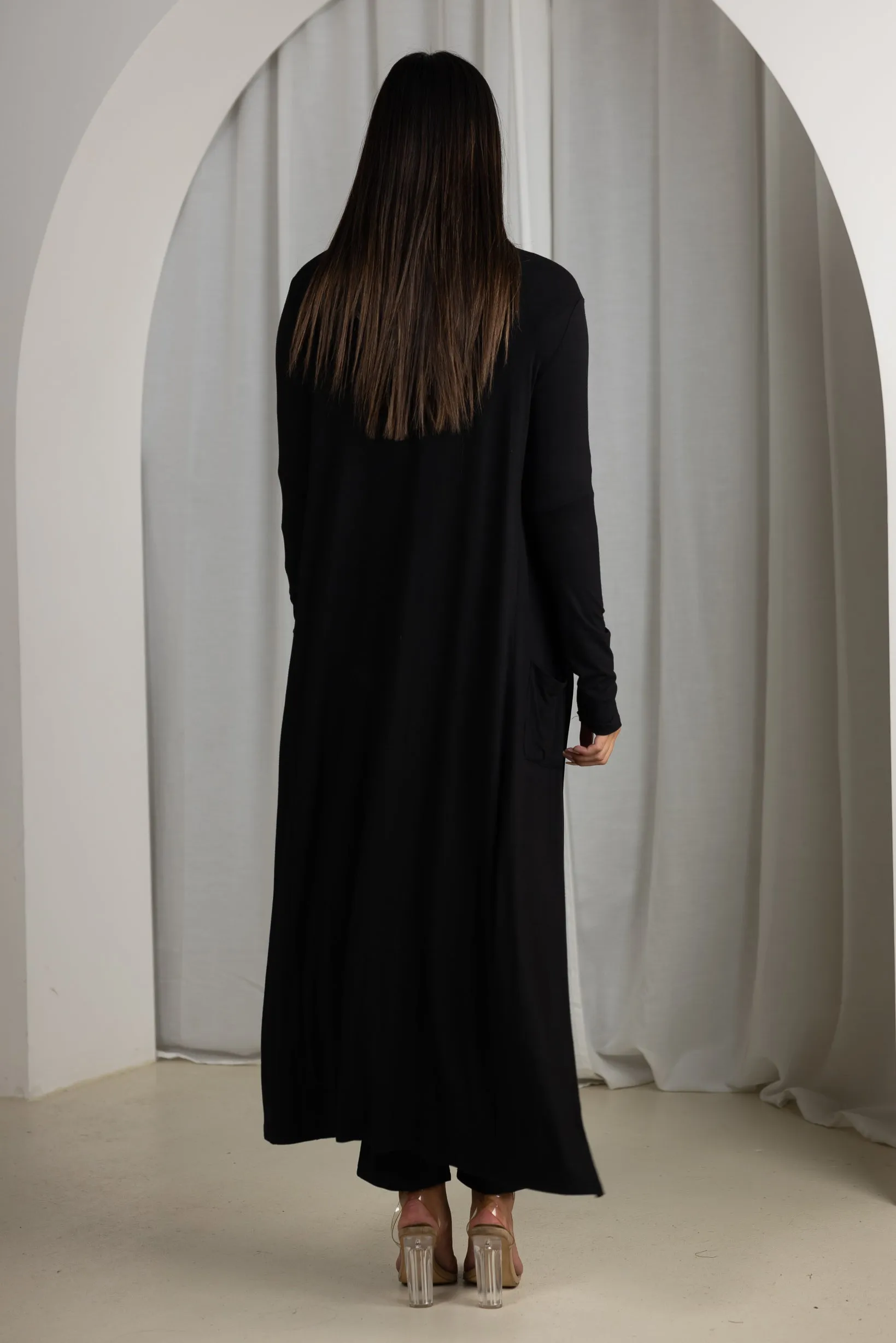Jersey Pocket Cardigan