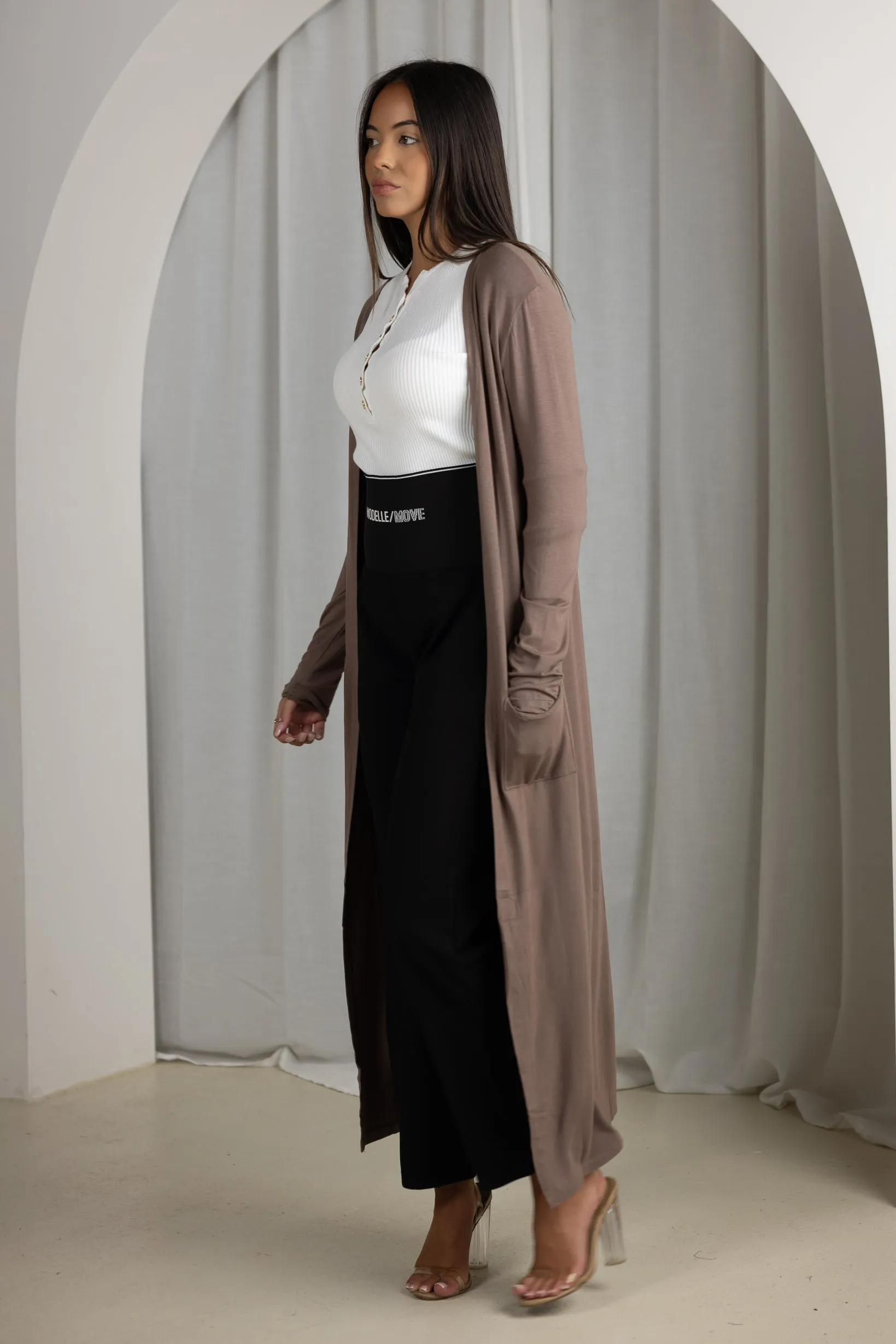 Jersey Pocket Cardigan